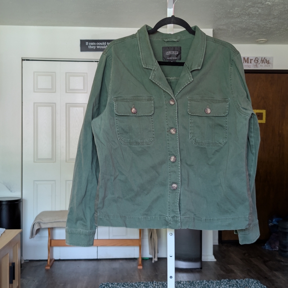 Sanctuary Green Utility Jacket